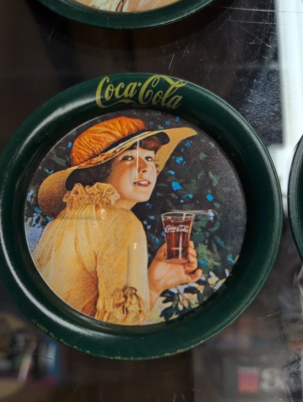 Coca Cola Coaster Set Of 6 Reproduction 1983